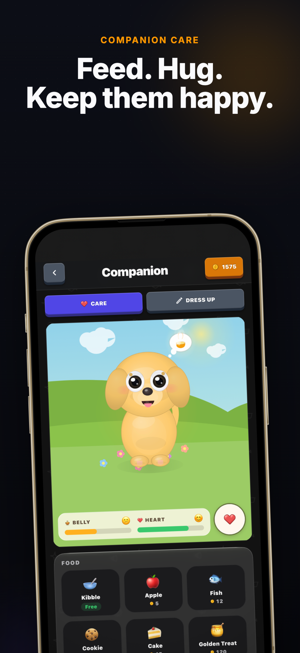 Raise your companion.